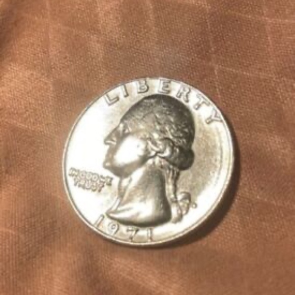 1971 Washington Rf Quarter No Mint Mark (Circulated, Ungraded) Brilliant - Picture 4 of 6